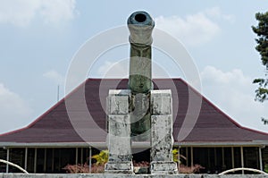 Cannone sul palazzo complesso 