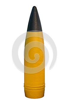 Cannon shell isolated on white background