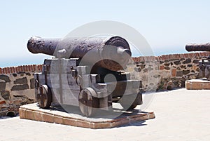 Cannon in Sohail Castle, Fuengirola, Spain