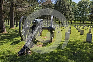 Cannon At The Stones River National Battlefield And Cemetery