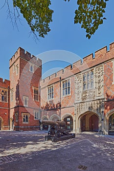 Cannon yard at Eton School