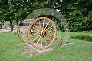 Cannonball Gun from the Civil War