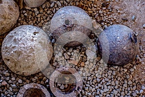 Cannonballs found in Burgos fortress