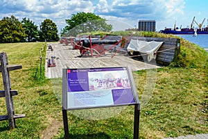 Cannons at Fort McHenry