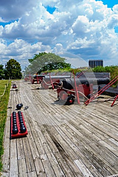 Cannons at Fort McHenry