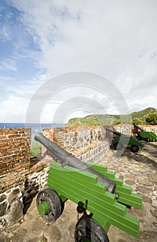 Cannons Fort Oranje Oranjestad Sint Eustatius photo