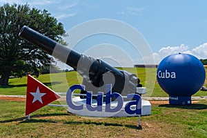 Cannons at Fort of Saint Charles in Havana