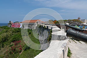 Cannons at Fort of Saint Charles in Havana