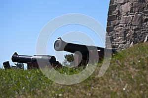 Cannons at Fredriksten Fort