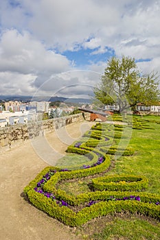 Cannons in the garden of the Chaves castle