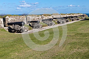 Cannons at the Pendennis Castle