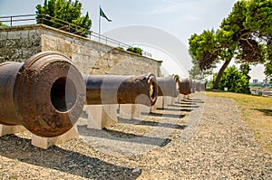 Cannons of the Venetian Fortress of Pula