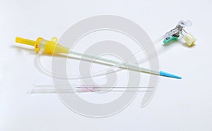 Cannula or a sheath for arterial line insertion along with a puncture needle