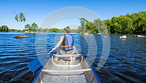 Canoe adventure in Sweden