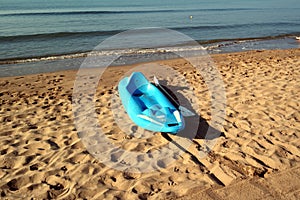 Canoe on the beach