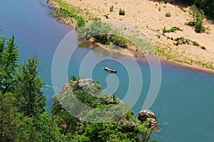 Canoe on the Buffalo National River