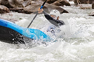 Canoe descent photo