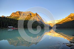 Canoe Dock at Lake Louise