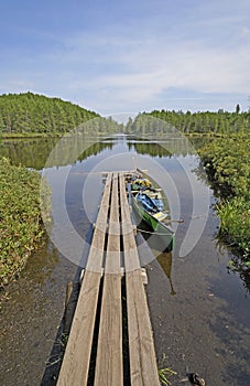 Canoe Dock in the Wilds