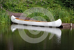 Canoe On Lake