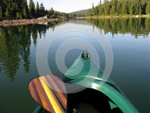 Canoe and Paddle