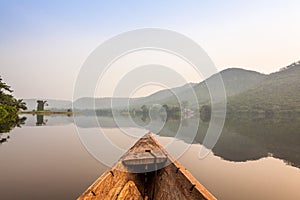 Canoe ride in Africa