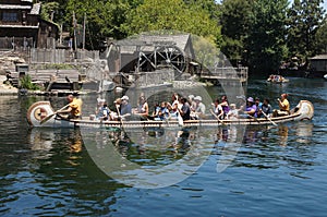 Canoe Ride Disneyland