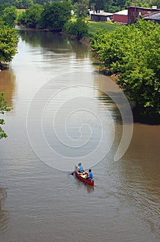 Canoe on the River