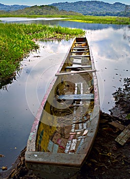 Canoe at Rivers Edge, Panama