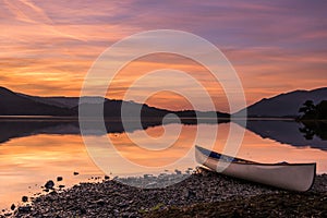 Canoe Sunset