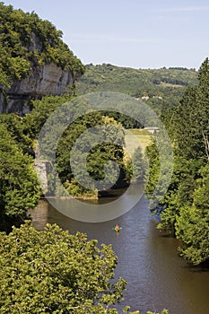 Canoe on the Vezere