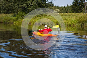 Canoeing in the Bohemian Forest