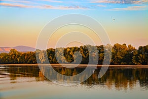 Canoeing on the Donau