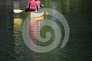 Canoeing on Green Lake