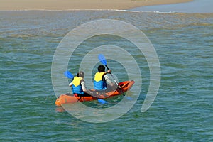 Canoeists