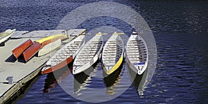 Canoes at the Dock