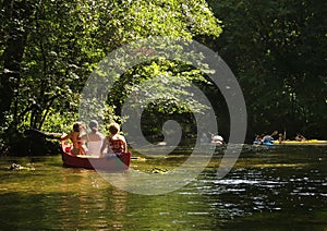 Canoing photo