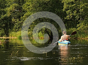 Canoing photo