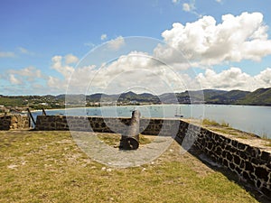 Canon at Fort Rodney Pigeon Island Saint Lucia