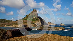 Canon and Hat Hill, Sueste Bay, Fernando de Noronha, Brazil