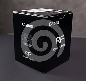 Canon 50mm Lens for the new RF Mount - FRANKFURT, GERMANY - MARCH 30, 2021