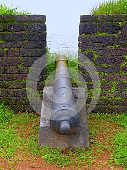 Canon at St. Angelo fort, Kannur