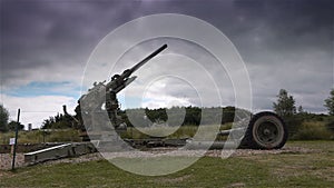 Canon at Utah Beach D-day museum, Normandy France