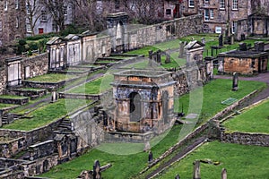 Canongate cemetery in Edinburgh