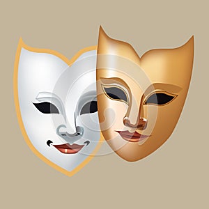 Canonical theatrical masks