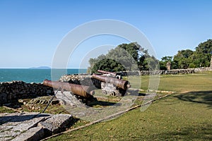 Canons of Sao Jose da Ponta Grossa Fortress - Florianopolis, Santa Catarina, Brazil photo