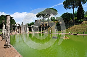 The Canopo in Hadrian Villa, Tivoli - Rome photo