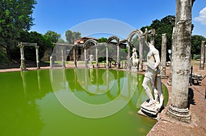 The Canopo in Hadrian Villa, Tivoli - Rome, Italy photo