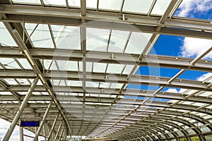 Canopy of bus station