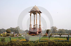 Canopy of George V at India Gate, Delhi